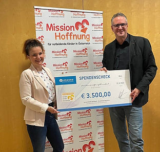 primeone business solutions Weihnachtsspende 2021