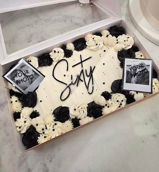 Personalised Photo Traybake Cake