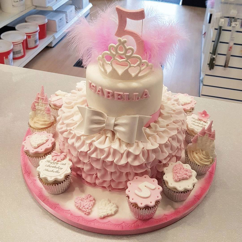Princess Ruffle Cake