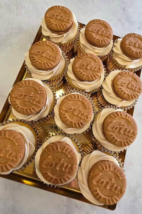 biscoff cupcakes
