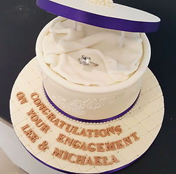 Engagement cakes, golden wedding anniversary, 1st wedding anniversary cake, engagement party cake in Liverpool