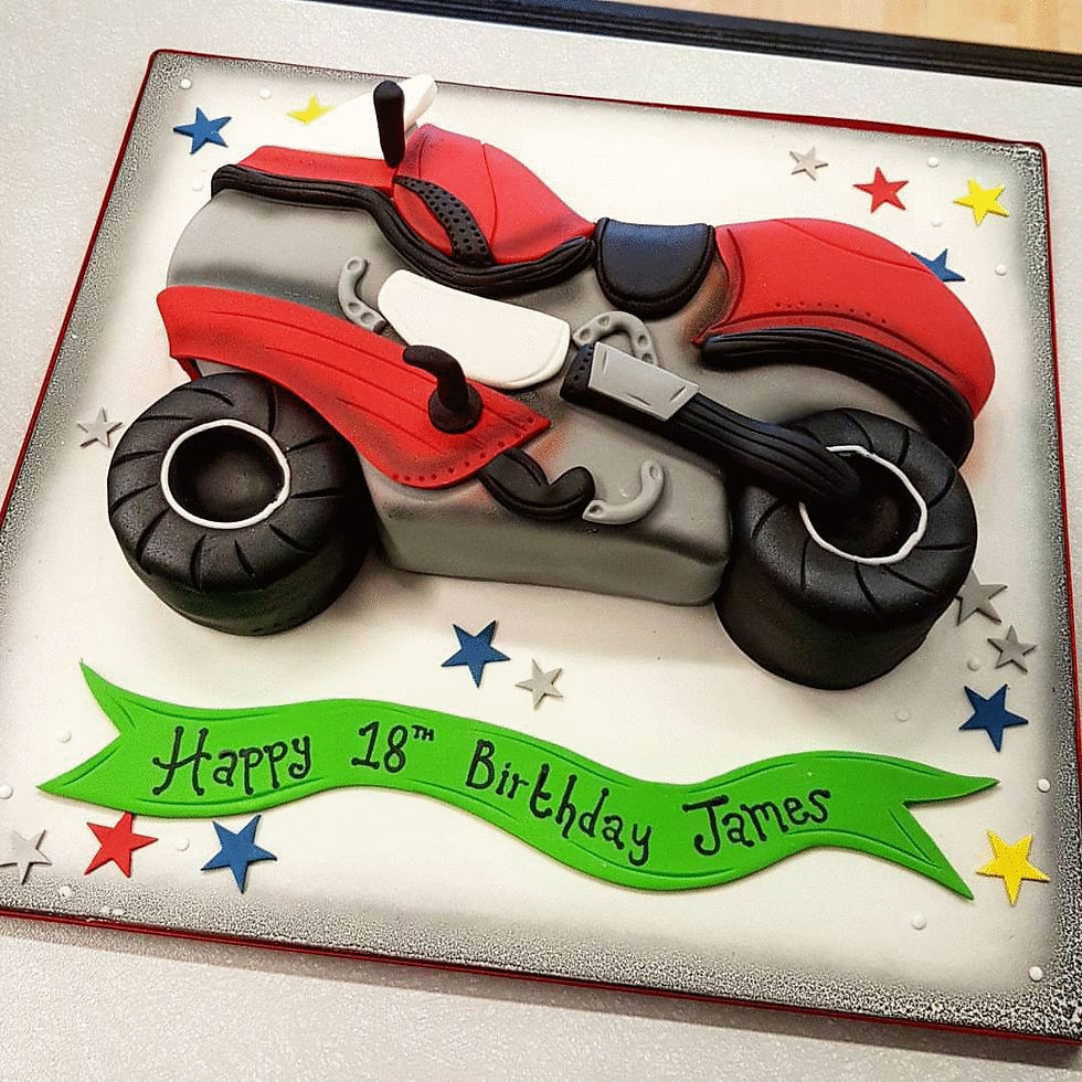 Motorbike Cake