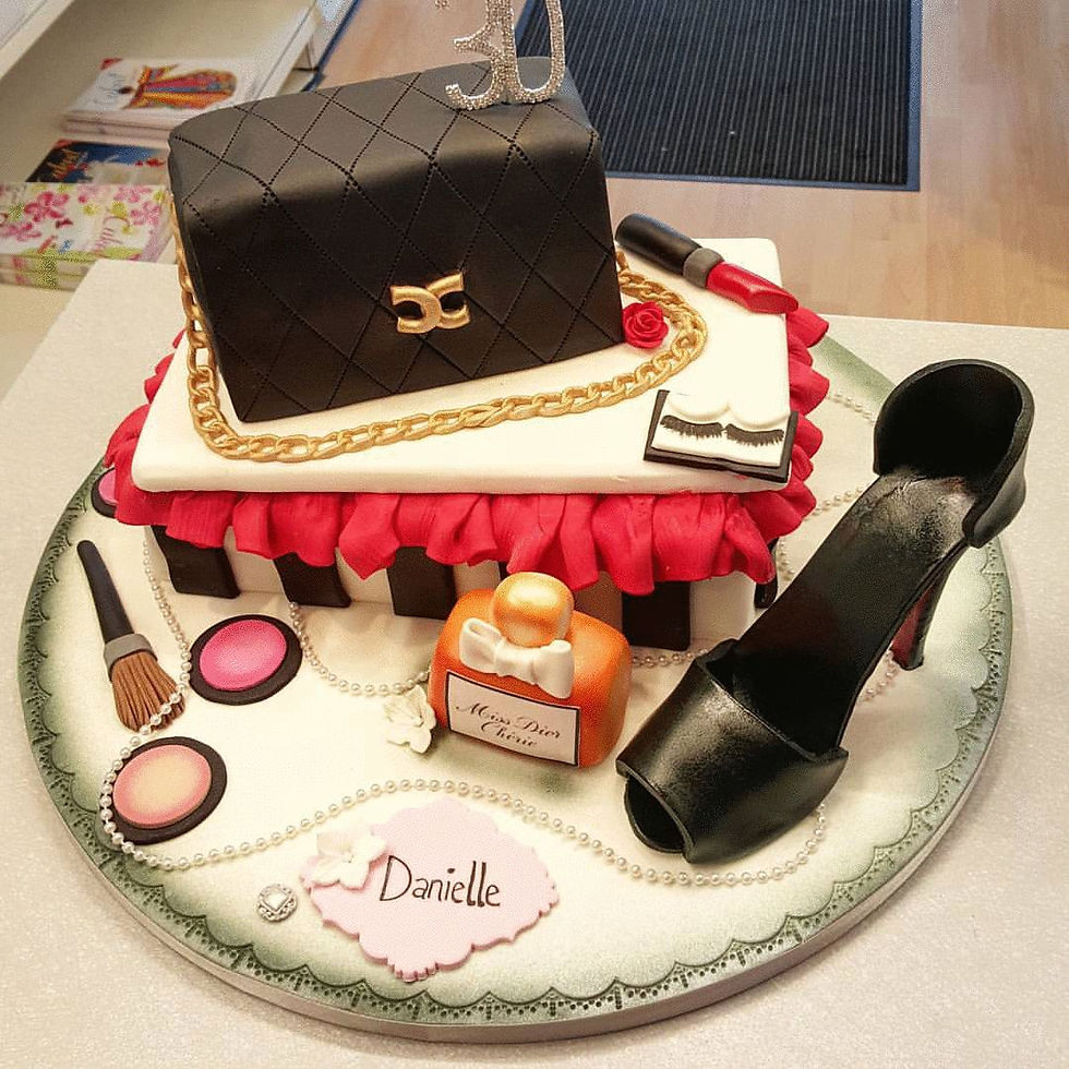 High heel shoe cake