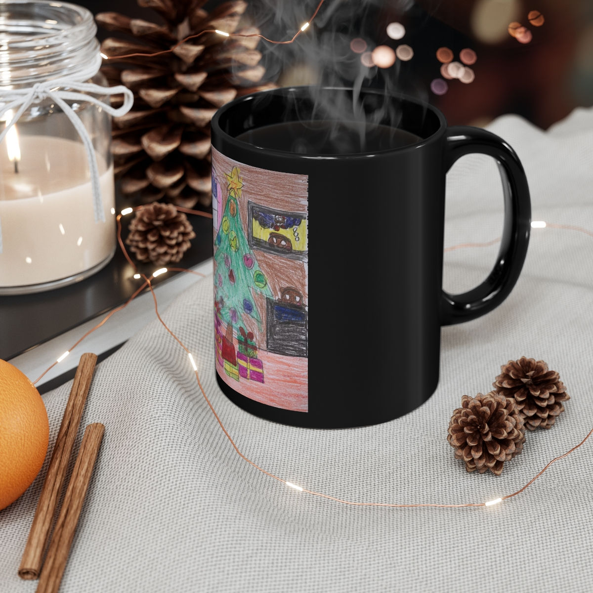 It's Christmas 11oz Black Mug