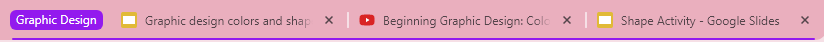 Grouping tabs