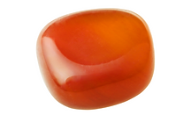 Carnelian crystal tumblestone