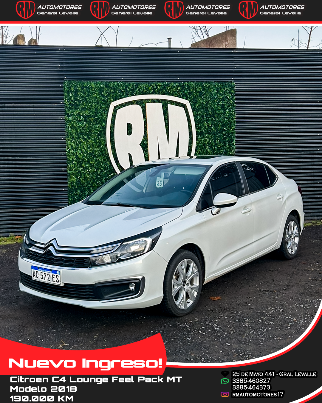 Citroen C4 Lounge Feel Pack MT 2018