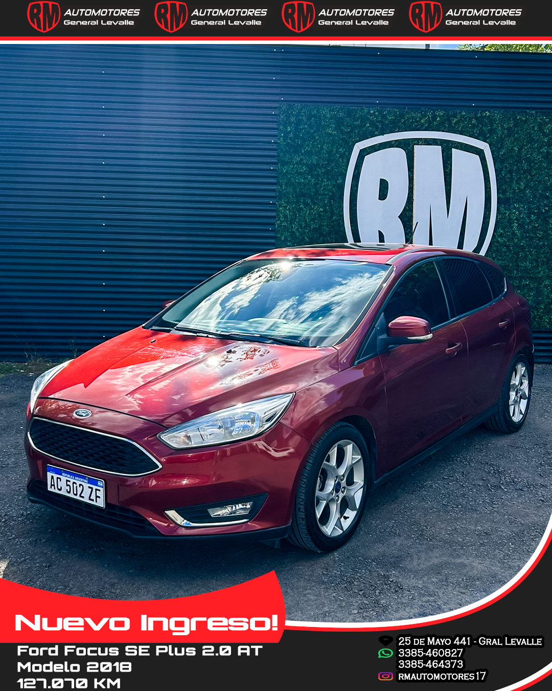 Ford Focus SE Plus 2.0 AT