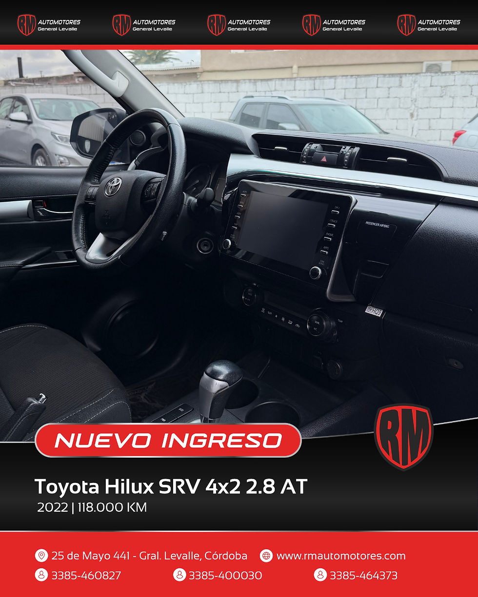 Miniatura: Toyota Hilux SRV 4x2 2.8 AT
