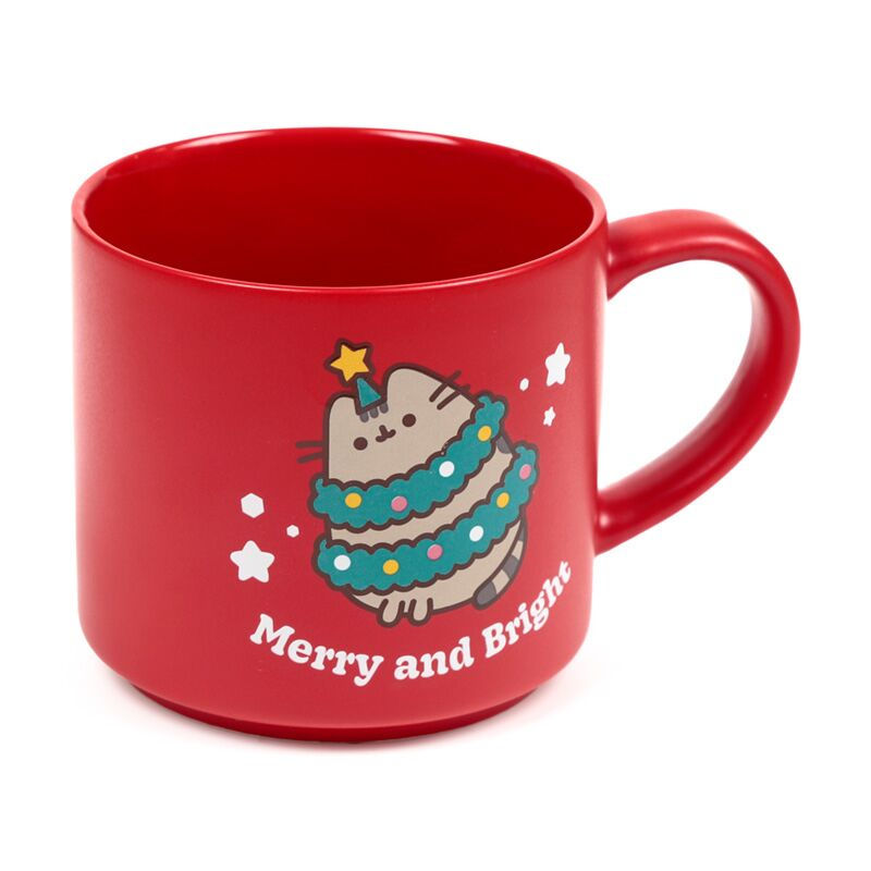 Thumbnail: Pusheen the Cat Christmas Mug – Large Porcelain