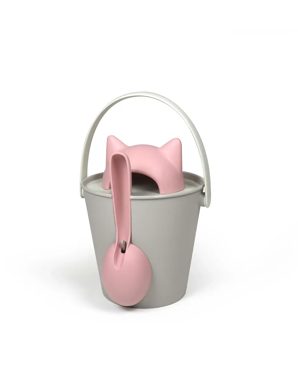 Thumbnail: United Pets | Crick Cat Food Storage Container with Scoop - Dove Grey Pink