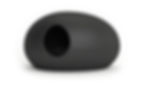 Poopoopeedo egg shaped covered luxury cat litter box in black
