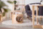 Thumbnail: MYZOO Spaceship Gamma (Oak) Wall Mounted Cat Bed