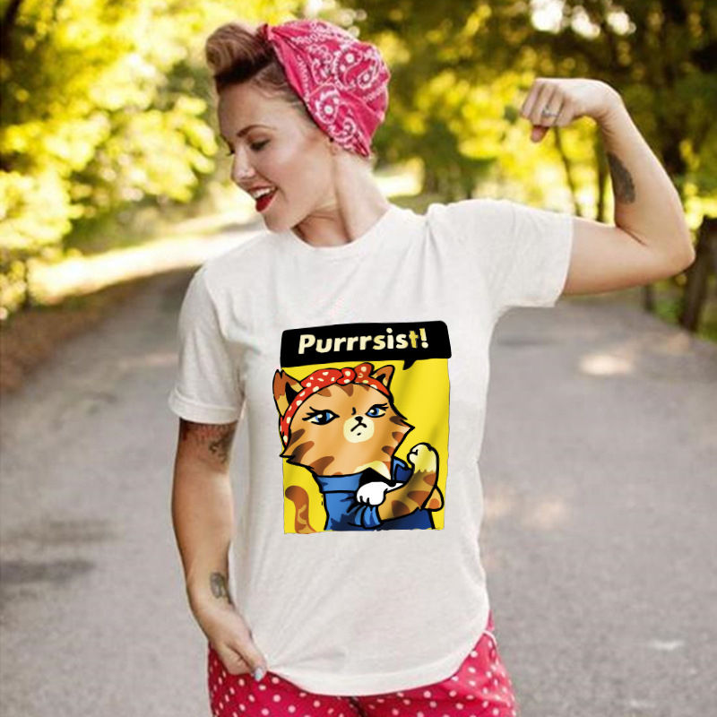 Thumbnail: Purrsist Cat Women's T-Shirt