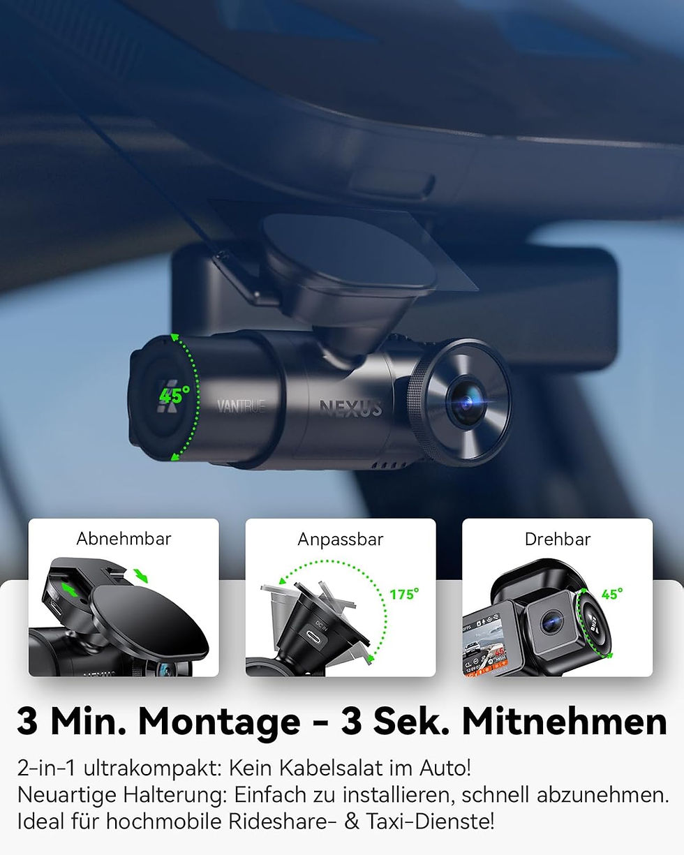 Miniatura: Vantrue N2X Dashcam mit Sony Sensor und HDR