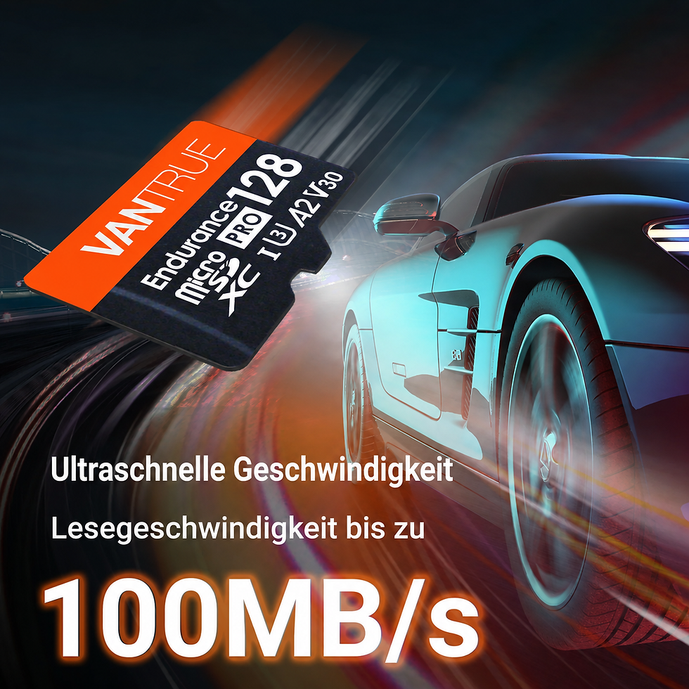 Miniatura: Original Vantrue microSD-Karte 128 GB für Videoaufzeichnung