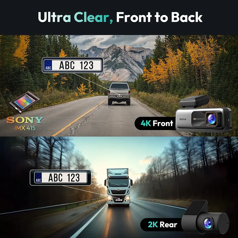 Thumbnail: BOTSLAB G980H Pro Dashcam mit ADAS Fahrerassistenz