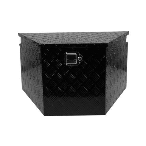 33 Inch Heavy Duty Diamond Plate Aluminum Trailer Tongue Box Pickup Truck Tool B