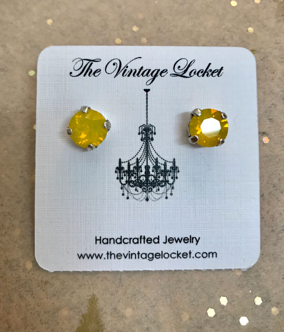 Thumbnail: Sun Goddess Swarovski Necklace w/earrings