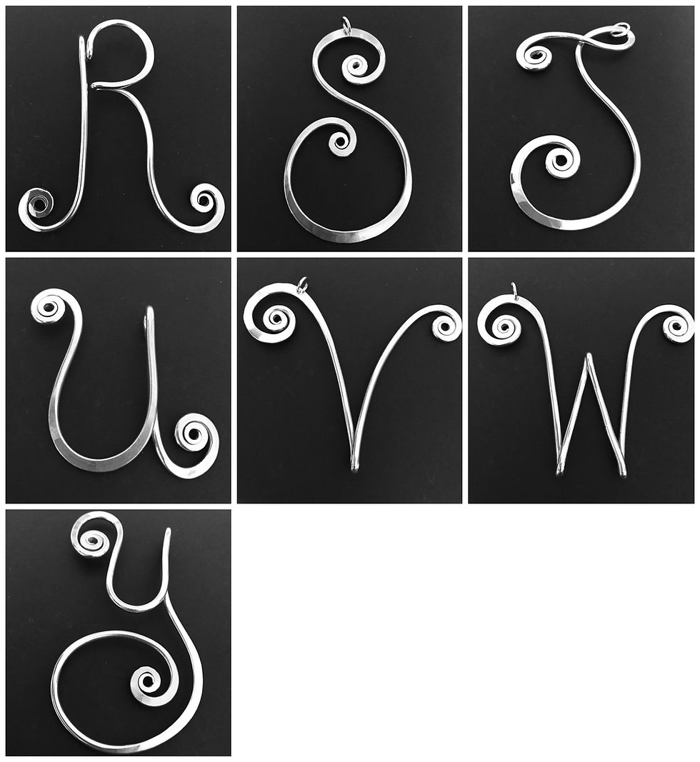 Thumbnail: Aluminum Initial Earrings