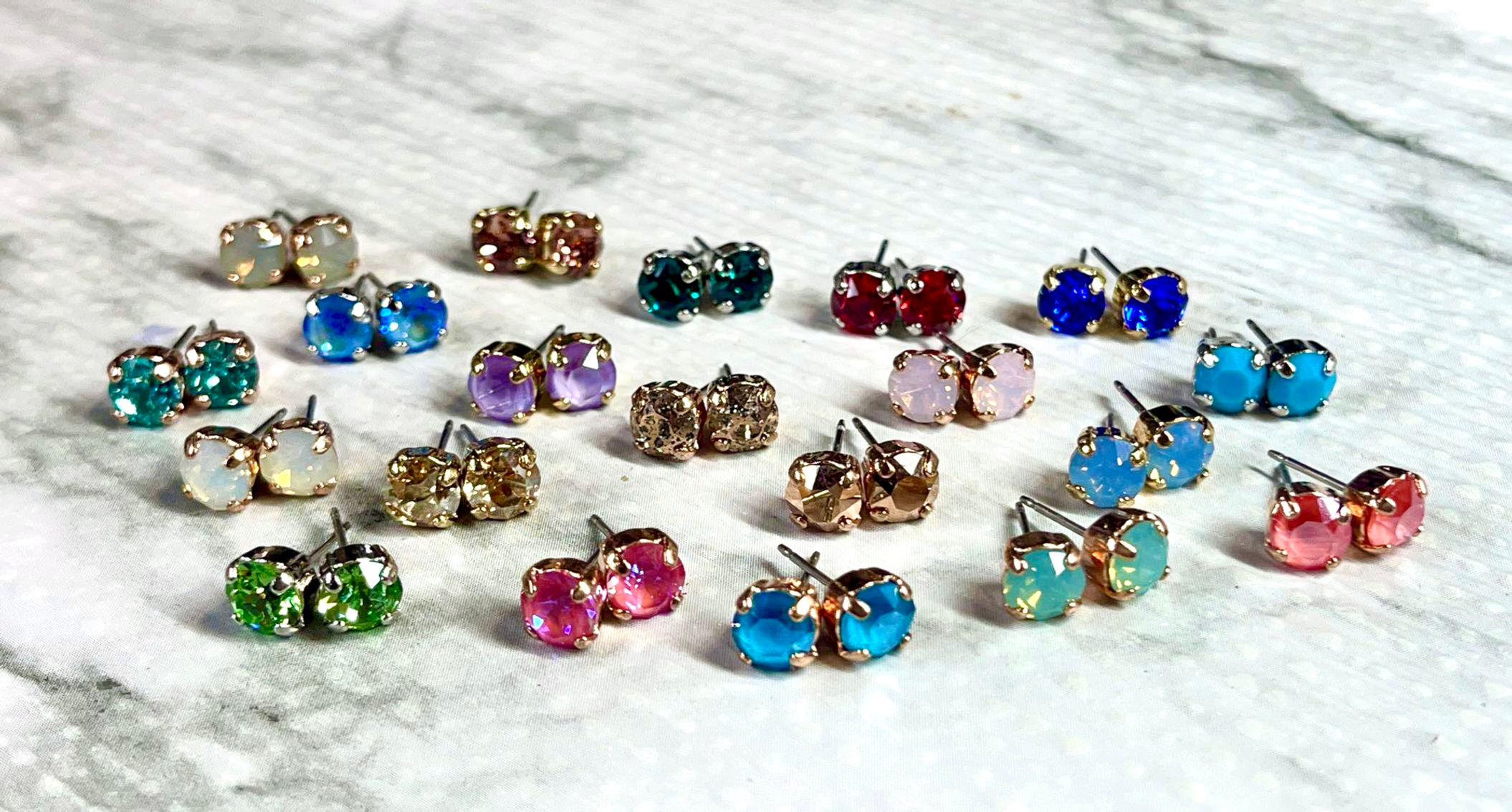 Mia 8mm Post Earrings