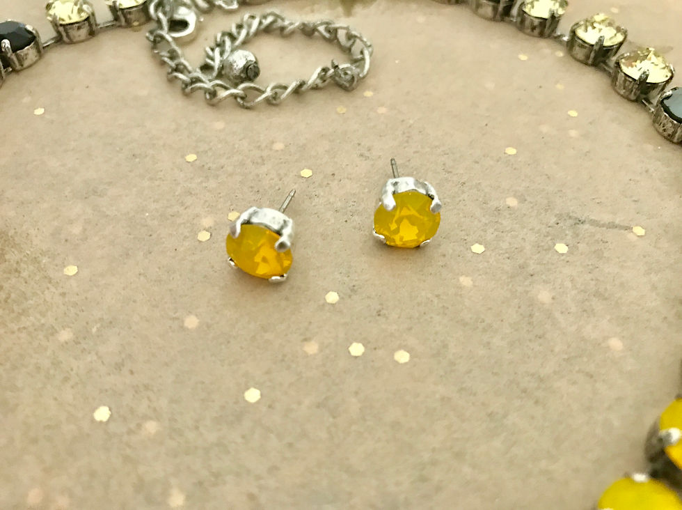 Thumbnail: Sun Goddess Swarovski Necklace w/earrings
