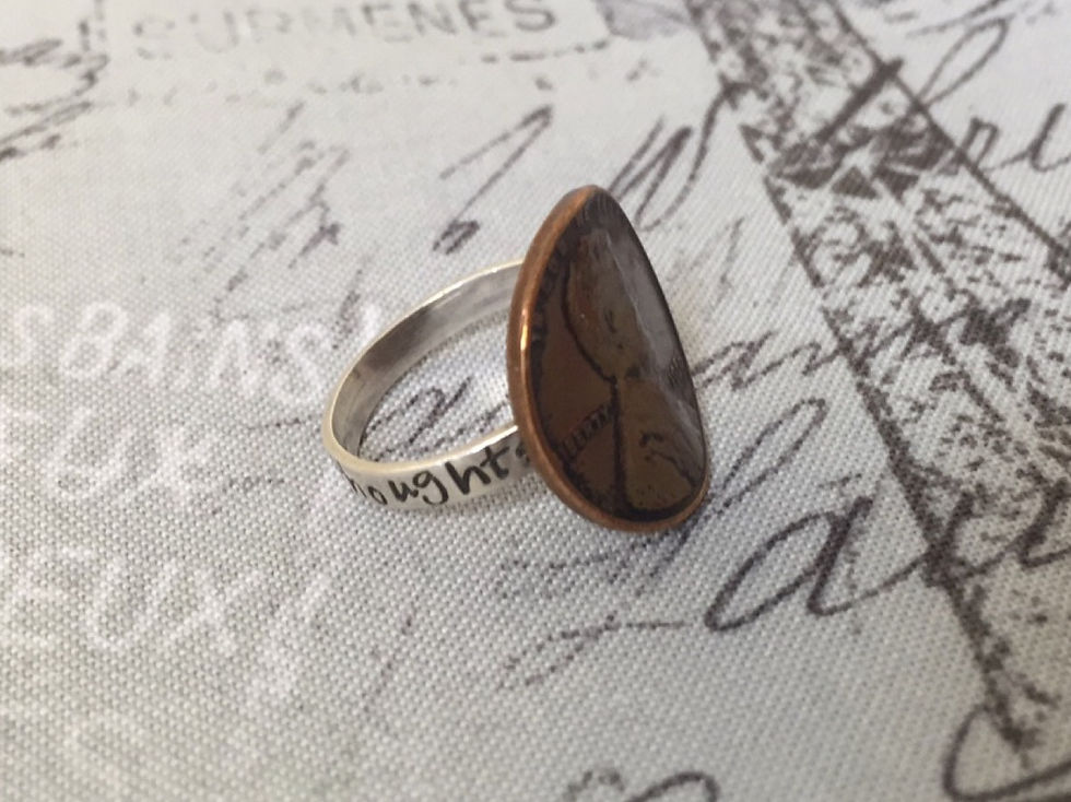 Thumbnail: Penny for your thoughts ring