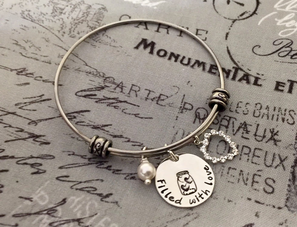 Thumbnail: Jar of Hearts Bangle Bracelet