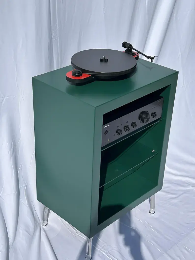 Thumbnail: HiFi cabinet record storage Genus© forest green
