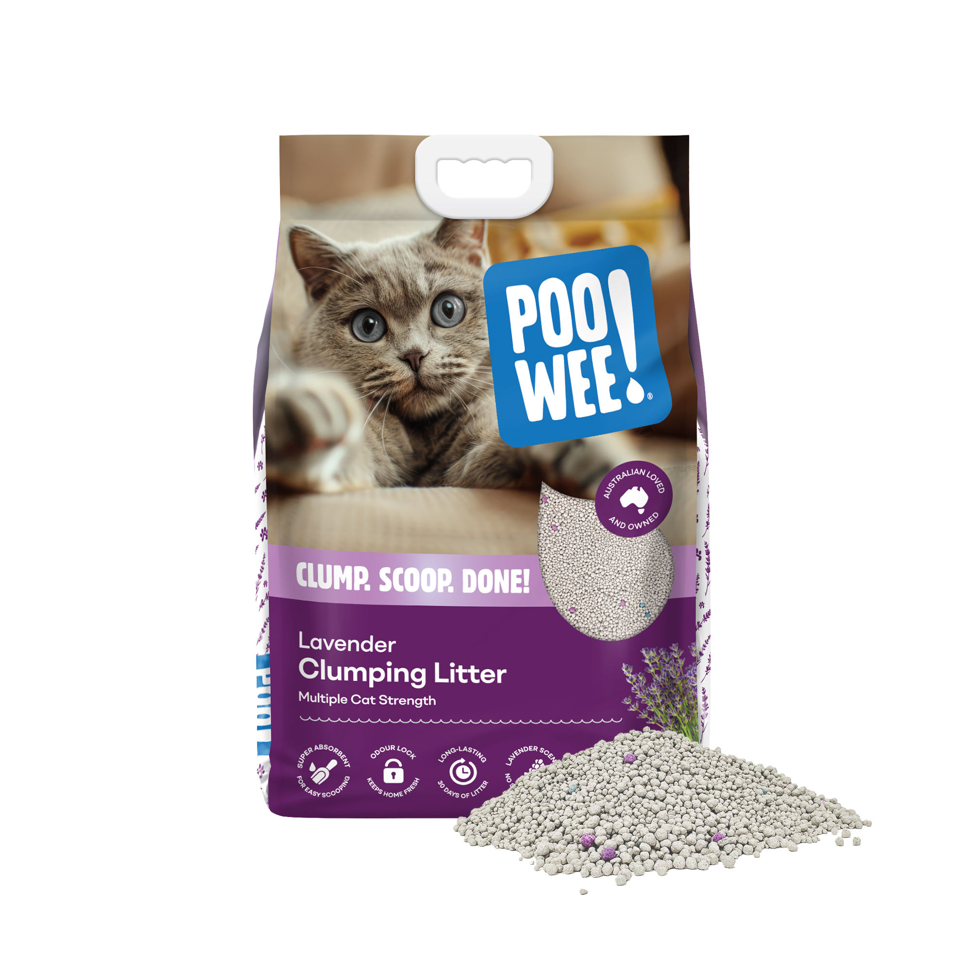 Lavender Clumping Litter