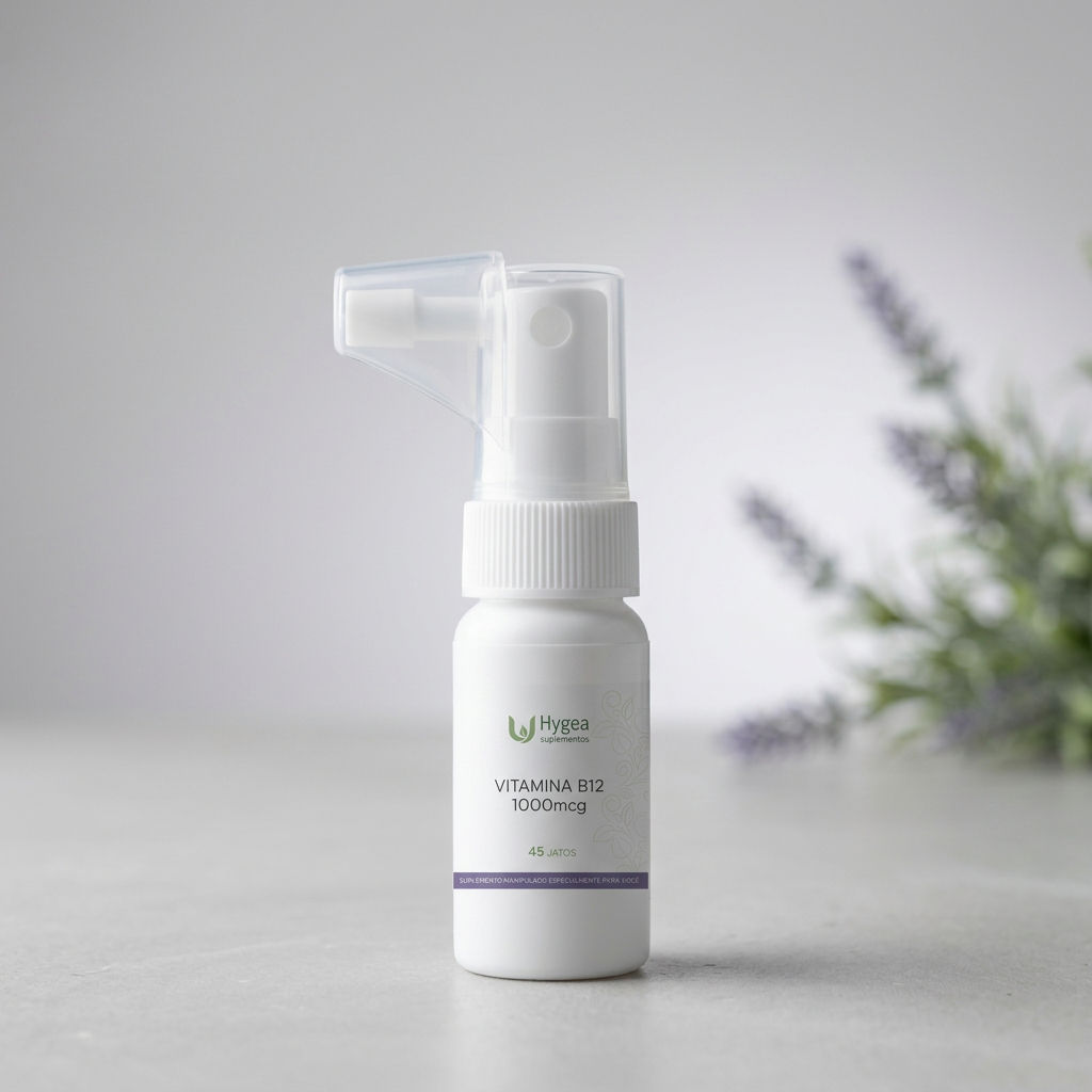 Vitamina B12 (Metilcobalamina) 1000mcg por jato sublingual - 10ml (45 jatos)