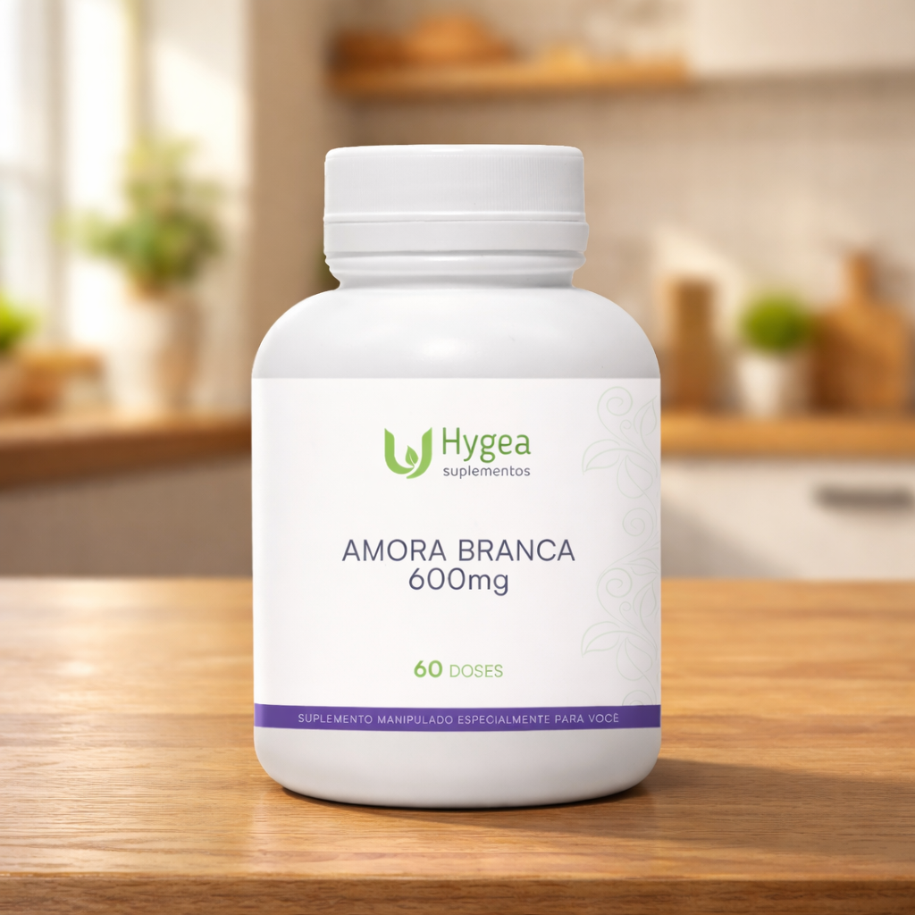 Amora Branca 600mg - 60 Doses