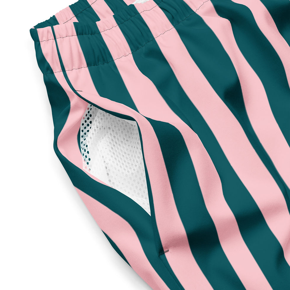 Thumbnail: Recycled Striped Swim Trunks