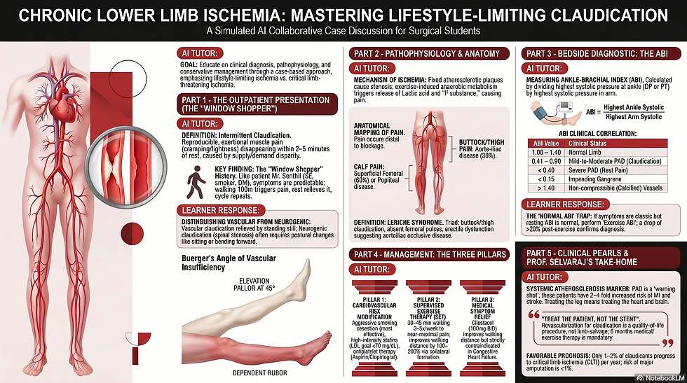 Infographic- Chronic Lower Limb Ischemia- Lifestyle Limiting Ischemia