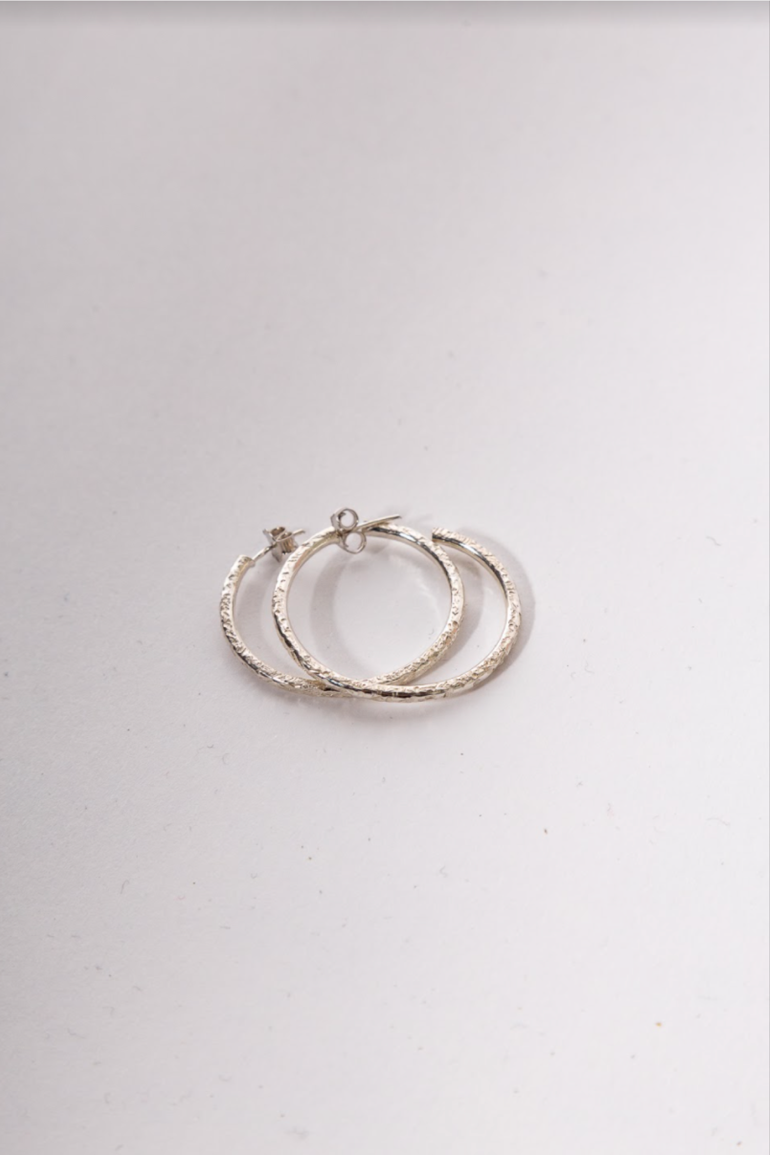 Textured Hoop Earrings