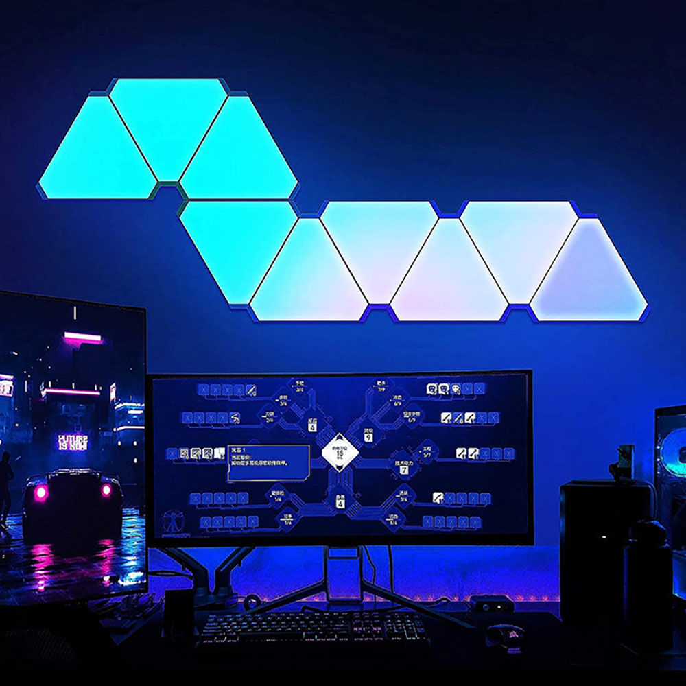 LED Triangular Quantum Lamp RGB Wall