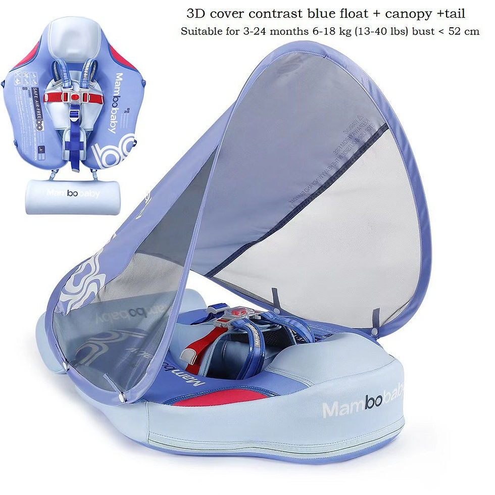 Thumbnail:  Mambobaby Baby Float Lying Swimming Rings Infant Waist Swim Ring Toddler
