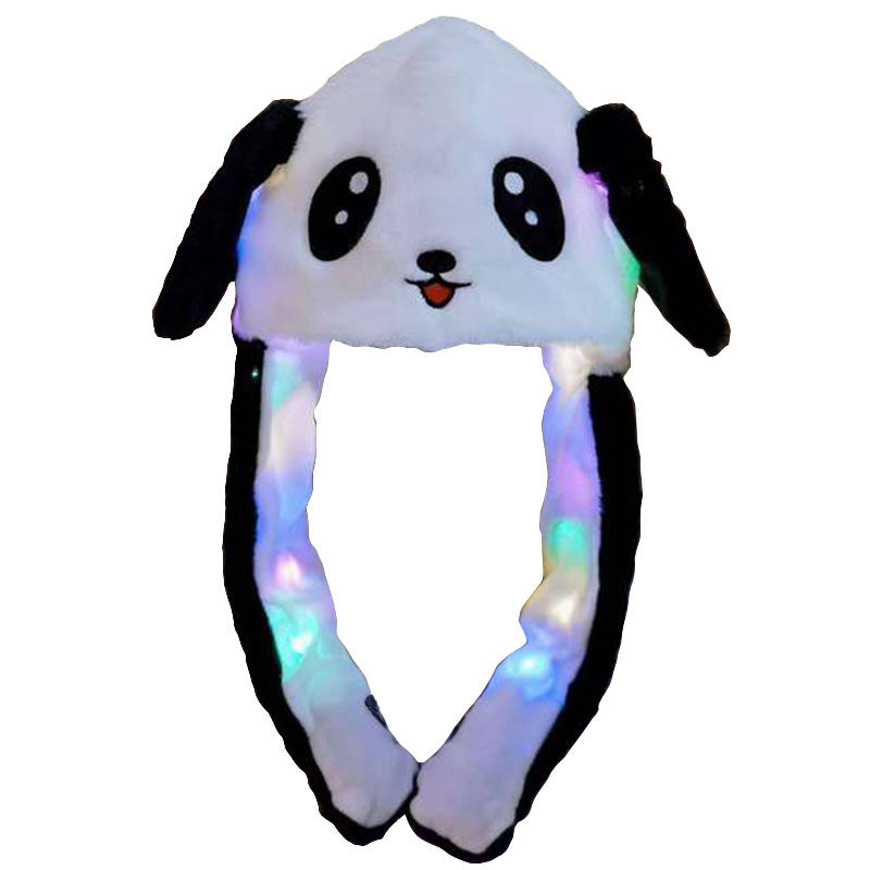 Thumbnail: Bunny Ear Move Glowing Hat Pikachu Anime Rabbit Led Light Jumping Funny
