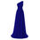 Thumbnail: A Line Chiffon Pleat Elegant One Shoulder