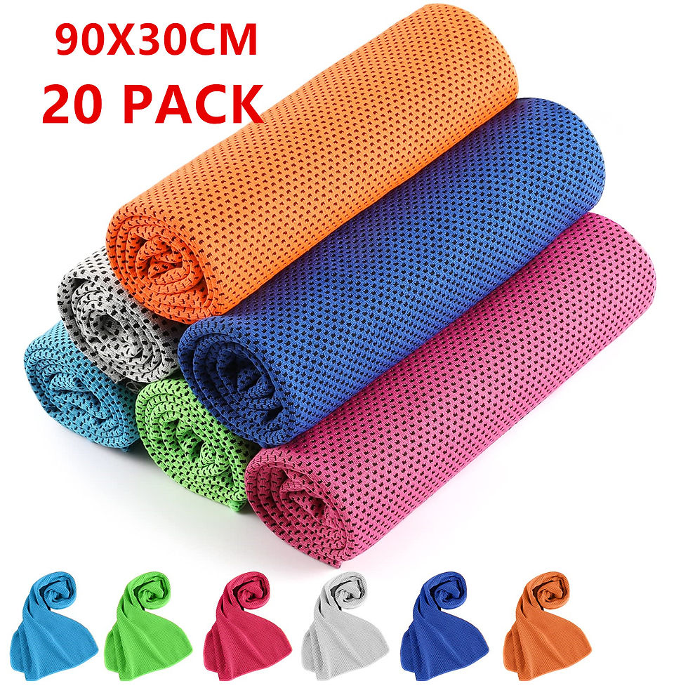 Thumbnail: 20 PACK Cooling Towels for Neck and Face,