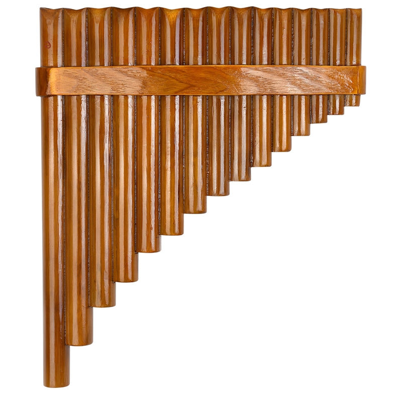 Thumbnail: Natural Bamboo Flute,Pan Flute Wind Instrument,Handmade