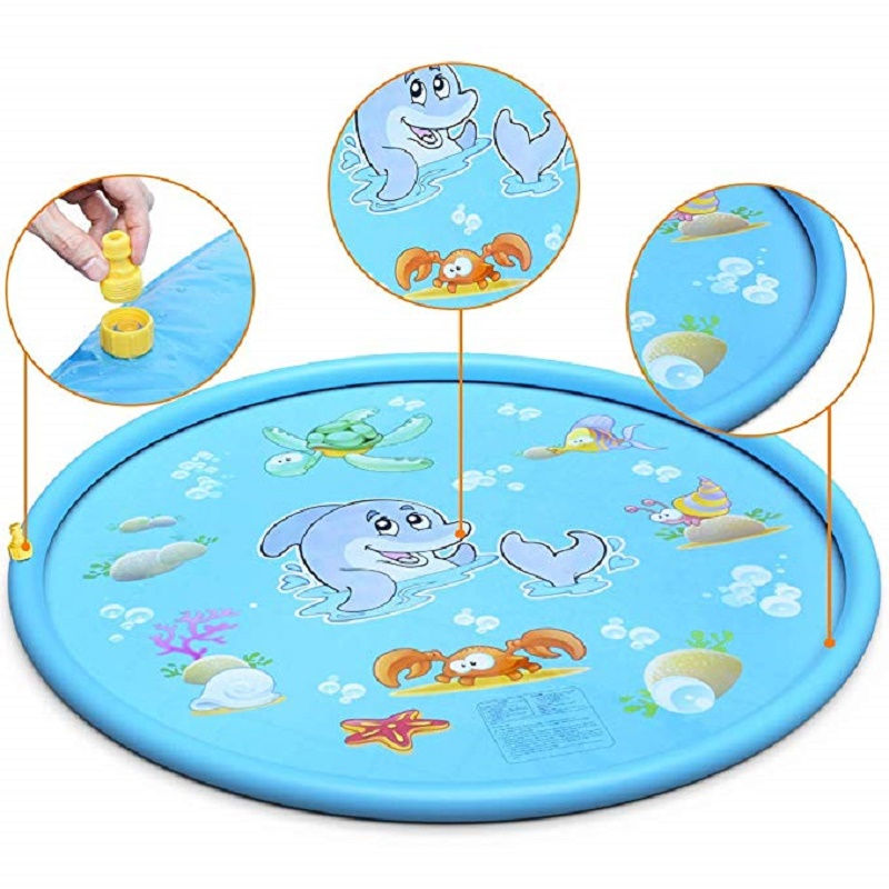 Thumbnail: 100/170cm Children Play Water Mat Outdoor Gam