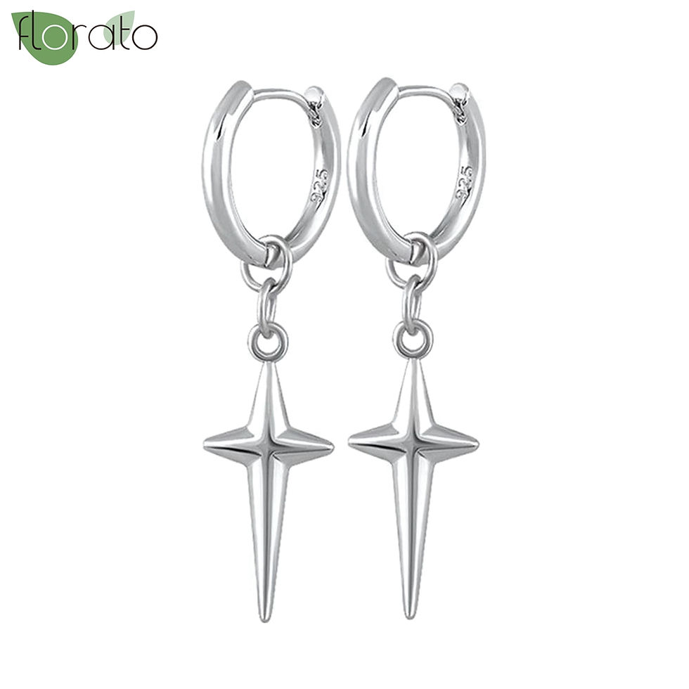 Thumbnail:  Sterling Silver Needle Fashion Cross Pendan