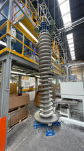 Vibrating spiral conveyor, spiral elevators, vibratory spiral elevator, spiral elevator, spirale conveyor, Screw Spiral Elevator.