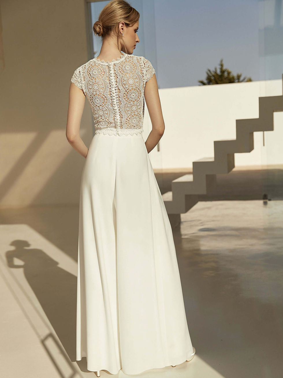 Abito da sposa con pantalone