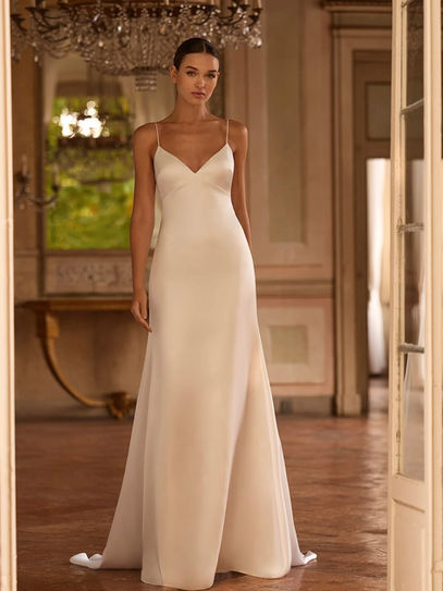abito da sposa scivolato minima chic
