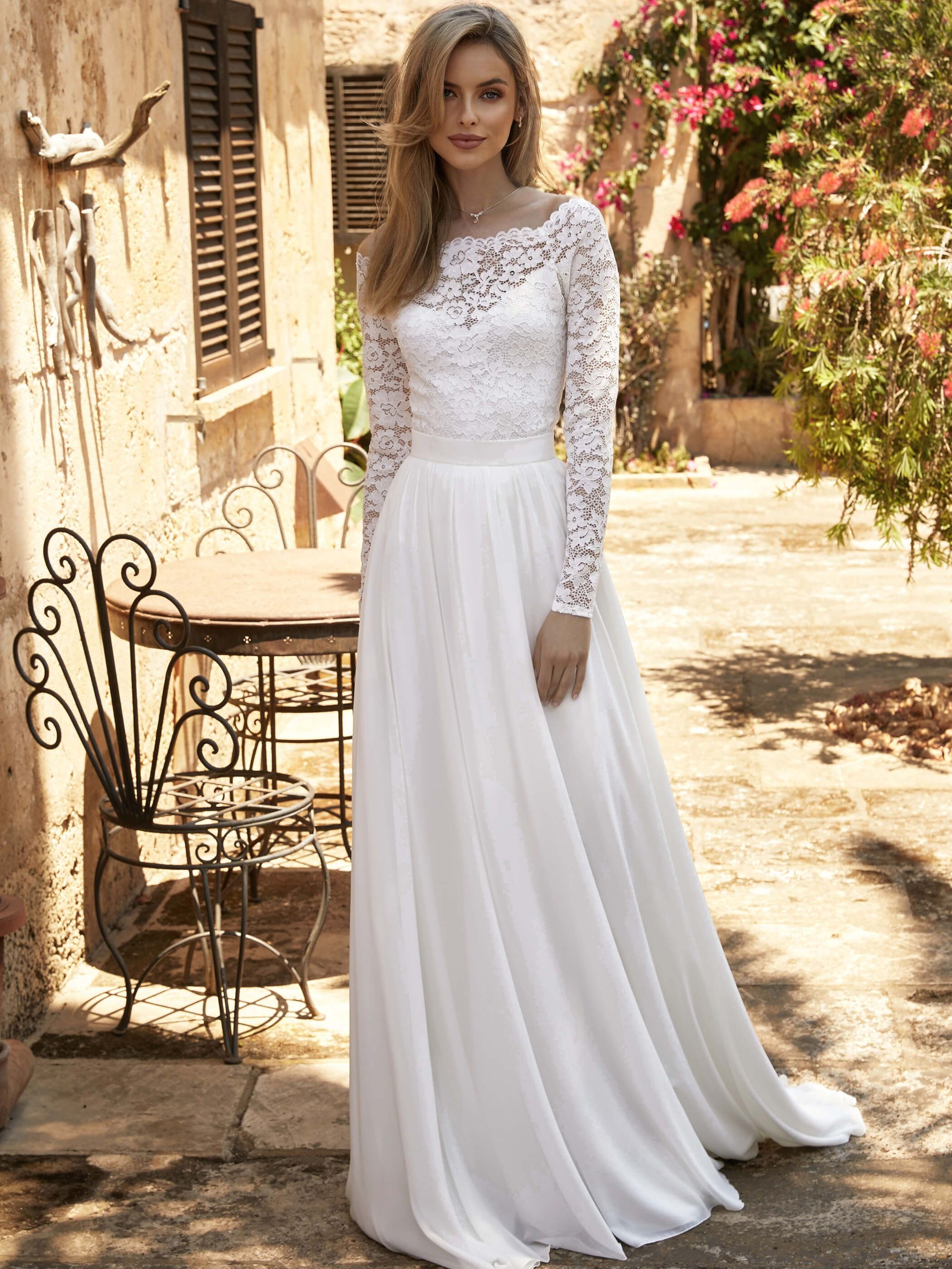 Abito da sposa semplice