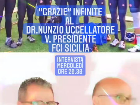 Un grazie infinito al dr.Nunzio Uccellatore, per l'intervista Mercoledì del 2/02/2022 .