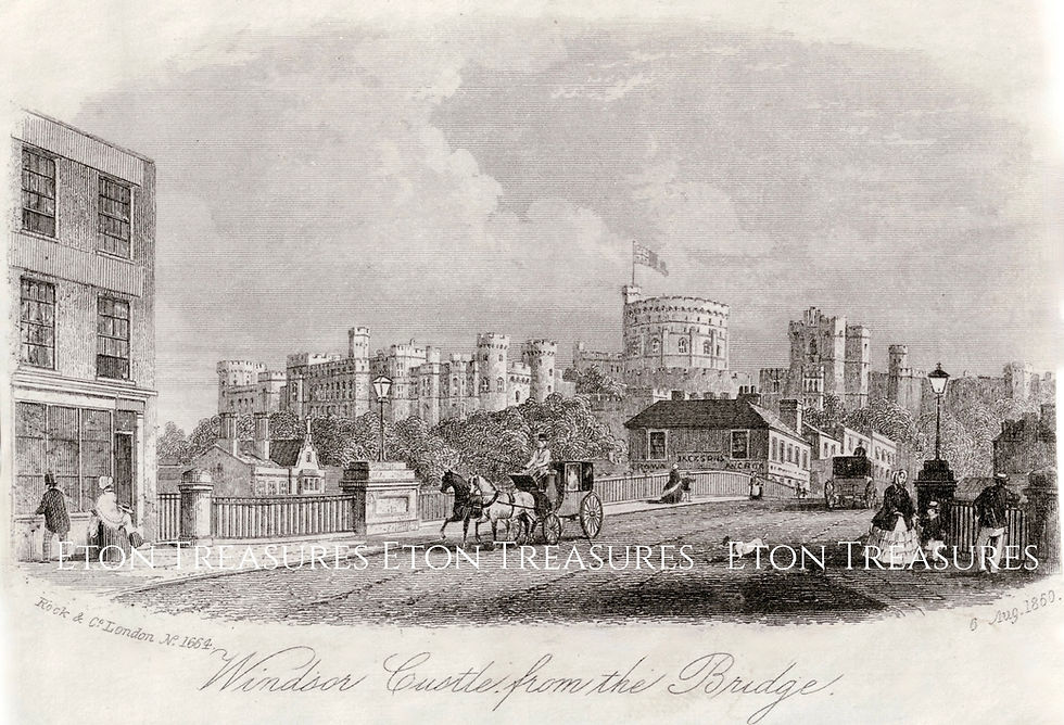 VWS007 - Windsor Castle from the Bridge, 1860