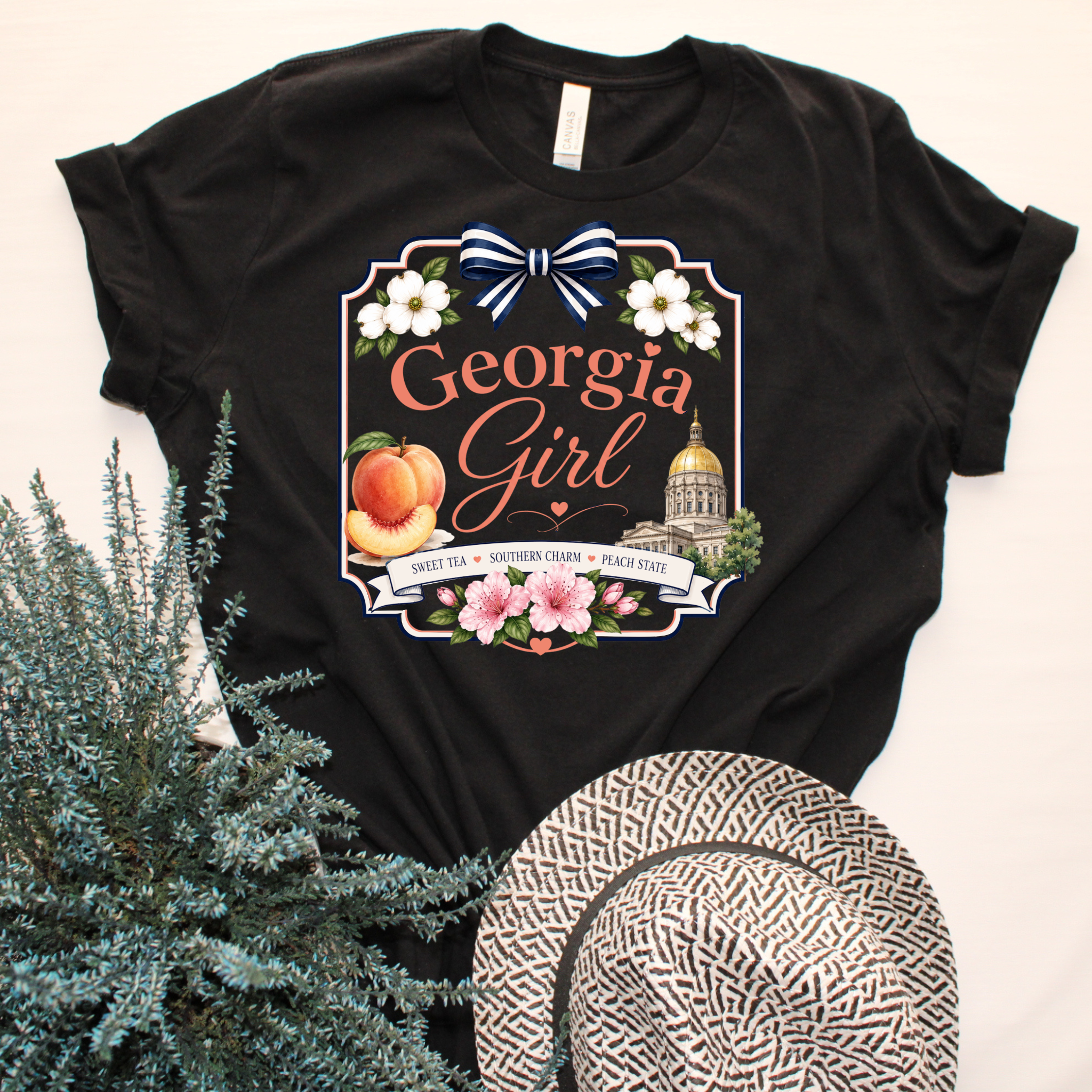 Georgia Girl T-Shirt | Southern Peach State Graphic Tee